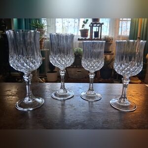 Longchapm Crystal Wine/Water Glasses